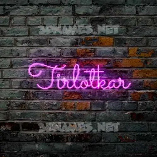 tirlotkar in Pink Neon style - 3D name wallpaper tirlotkar in Pink Neon style - 3D name wallpaper