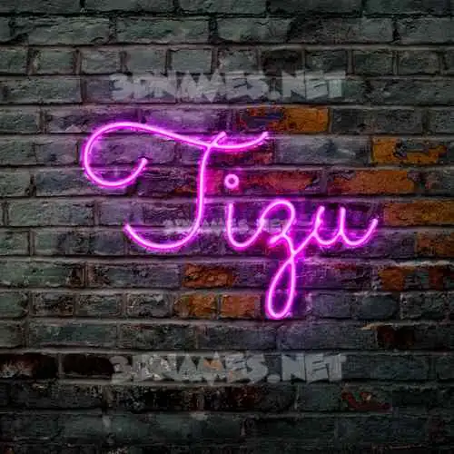 tizu in Pink Neon style - 3D name wallpaper tizu in Pink Neon style - 3D name wallpaper