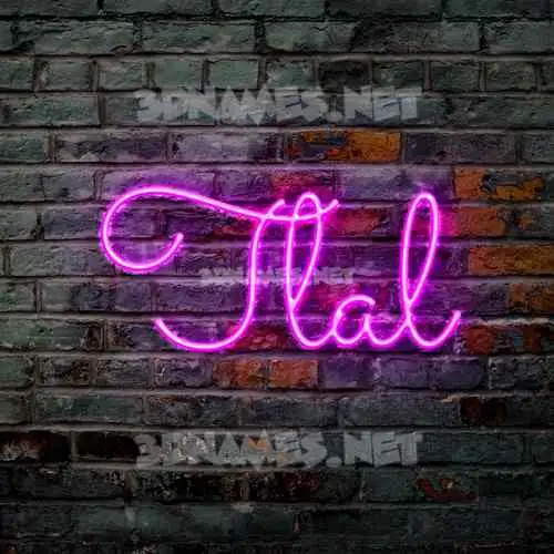 tlal in Pink Neon style - 3D name wallpaper tlal in Pink Neon style - 3D name wallpaper