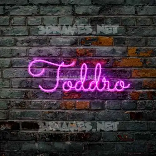 toddro in Pink Neon style - 3D name wallpaper toddro in Pink Neon style - 3D name wallpaper