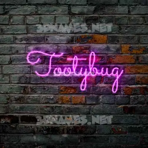 tootybug in Pink Neon style - 3D name wallpaper tootybug in Pink Neon style - 3D name wallpaper