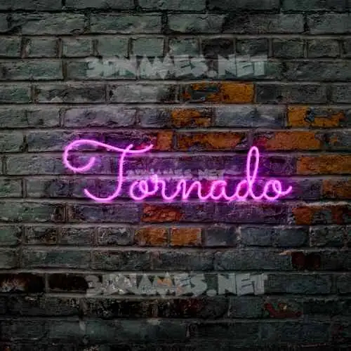 tornado in Pink Neon style - 3D name wallpaper tornado in Pink Neon style - 3D name wallpaper