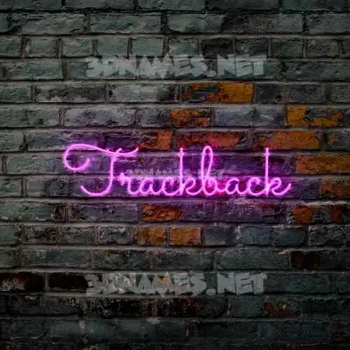 trackback in Pink Neon style - 3D name wallpaper trackback in Pink Neon style - 3D name wallpaper