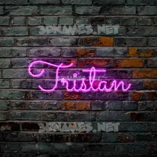 tristan in Pink Neon style - 3D name wallpaper tristan in Pink Neon style - 3D name wallpaper