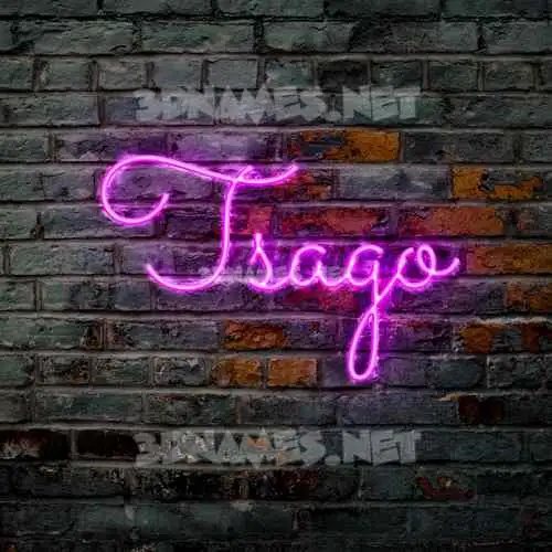 tsago in Pink Neon style - 3D name wallpaper tsago in Pink Neon style - 3D name wallpaper