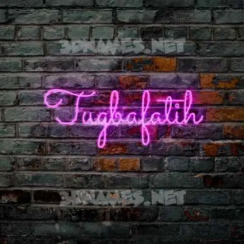tugbafatih in Pink Neon style - 3D name wallpaper tugbafatih in Pink Neon style - 3D name wallpaper