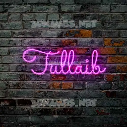 tullaib in Pink Neon style - 3D name wallpaper tullaib in Pink Neon style - 3D name wallpaper