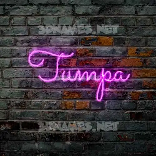 tumpa in Pink Neon style - 3D name wallpaper tumpa in Pink Neon style - 3D name wallpaper