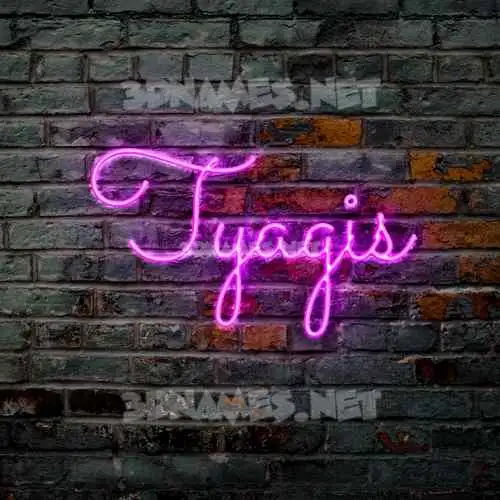 tyagis in Pink Neon style - 3D name wallpaper tyagis in Pink Neon style - 3D name wallpaper