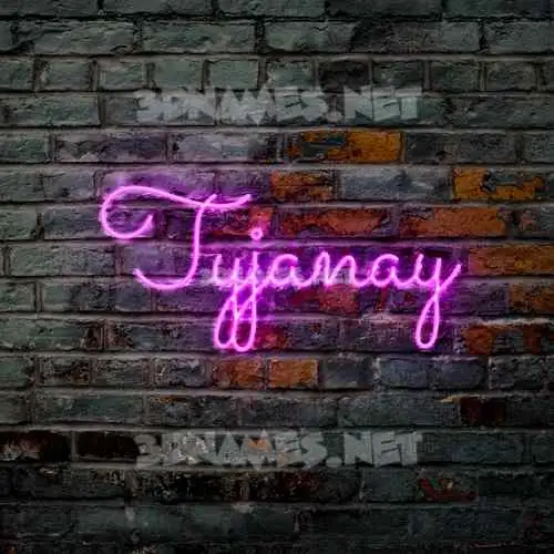 tyjanay in Pink Neon style - 3D name wallpaper tyjanay in Pink Neon style - 3D name wallpaper