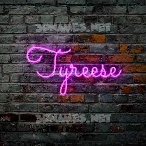 tyreese in Pink Neon style - 3D name wallpaper tyreese in Pink Neon style - 3D name wallpaper