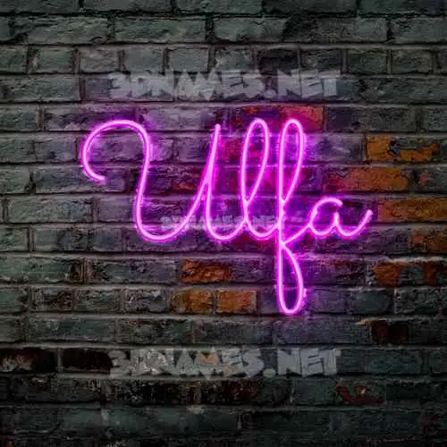 ulfa in Pink Neon style - 3D name wallpaper ulfa in Pink Neon style - 3D name wallpaper