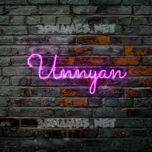 unnyan in Pink Neon style - 3D name wallpaper unnyan in Pink Neon style - 3D name wallpaper