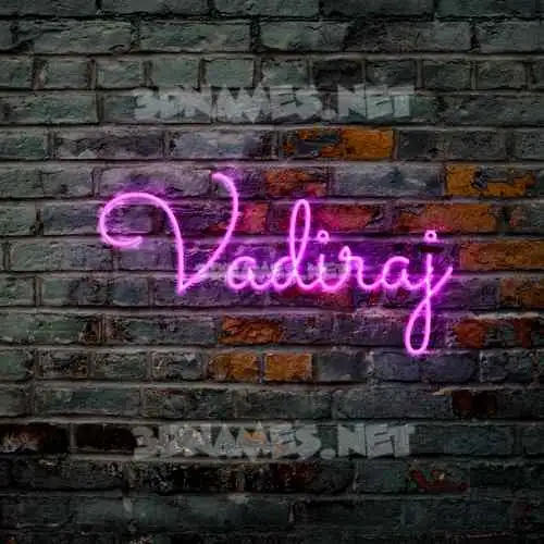 vadiraj in Pink Neon style - 3D name wallpaper vadiraj in Pink Neon style - 3D name wallpaper