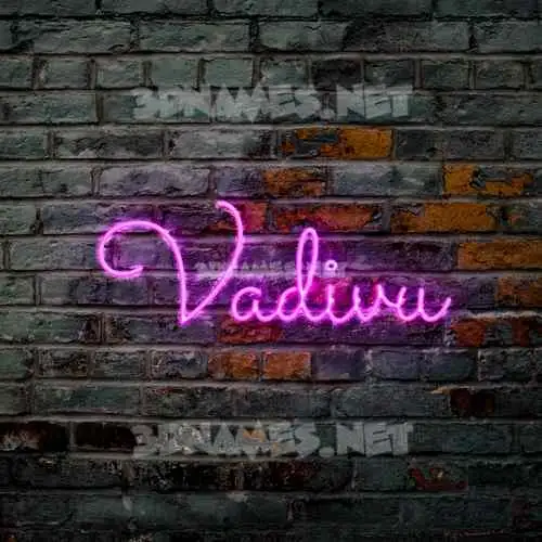 vadivu in Pink Neon style - 3D name wallpaper vadivu in Pink Neon style - 3D name wallpaper