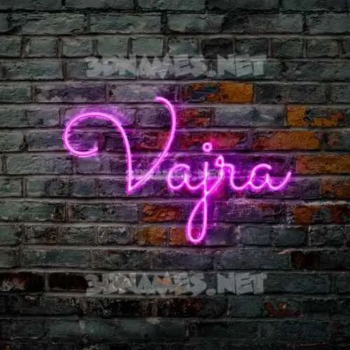 vajra in Pink Neon style - 3D name wallpaper vajra in Pink Neon style - 3D name wallpaper