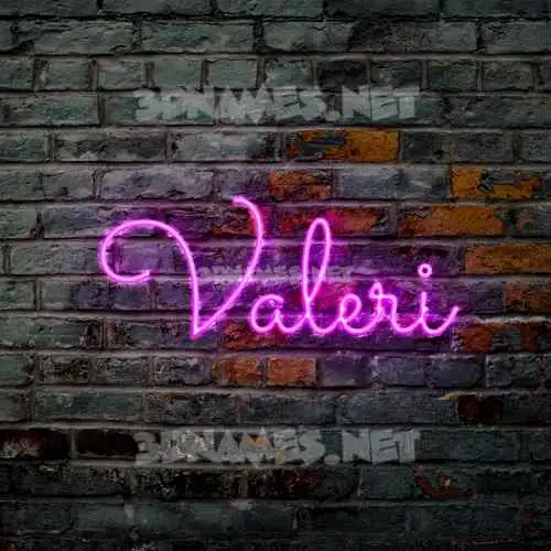 valeri in Pink Neon style - 3D name wallpaper valeri in Pink Neon style - 3D name wallpaper