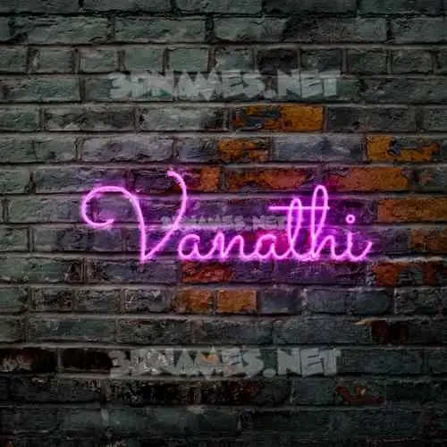 vanathi in Pink Neon style - 3D name wallpaper vanathi in Pink Neon style - 3D name wallpaper