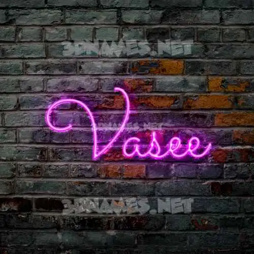 vasee in Pink Neon style - 3D name wallpaper vasee in Pink Neon style - 3D name wallpaper
