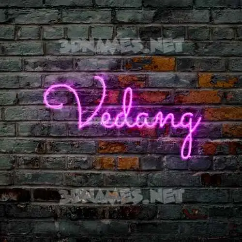 vedang in Pink Neon style - 3D name wallpaper vedang in Pink Neon style - 3D name wallpaper