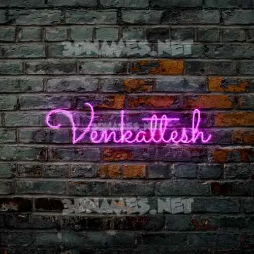 venkattesh in Pink Neon style - 3D name wallpaper venkattesh in Pink Neon style - 3D name wallpaper