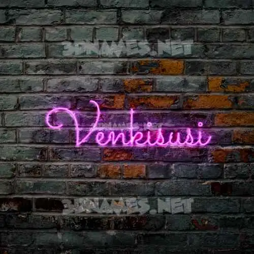 venkisusi in Pink Neon style - 3D name wallpaper venkisusi in Pink Neon style - 3D name wallpaper