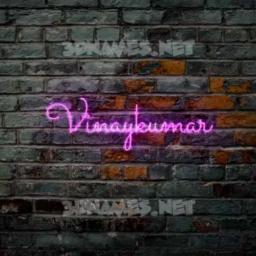vinaykumar in Pink Neon style - 3D name wallpaper vinaykumar in Pink Neon style - 3D name wallpaper