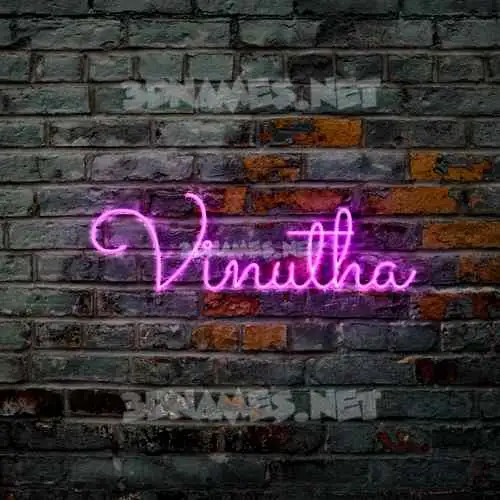 vinutha in Pink Neon style - 3D name wallpaper vinutha in Pink Neon style - 3D name wallpaper