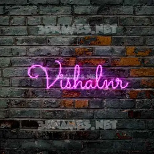 vishalnr in Pink Neon style - 3D name wallpaper vishalnr in Pink Neon style - 3D name wallpaper