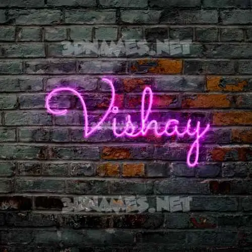 vishay in Pink Neon style - 3D name wallpaper vishay in Pink Neon style - 3D name wallpaper