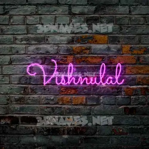 vishnulal in Pink Neon style - 3D name wallpaper vishnulal in Pink Neon style - 3D name wallpaper