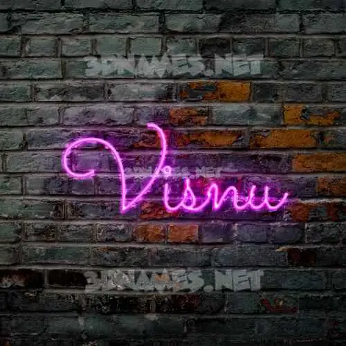 visnu in Pink Neon style - 3D name wallpaper visnu in Pink Neon style - 3D name wallpaper
