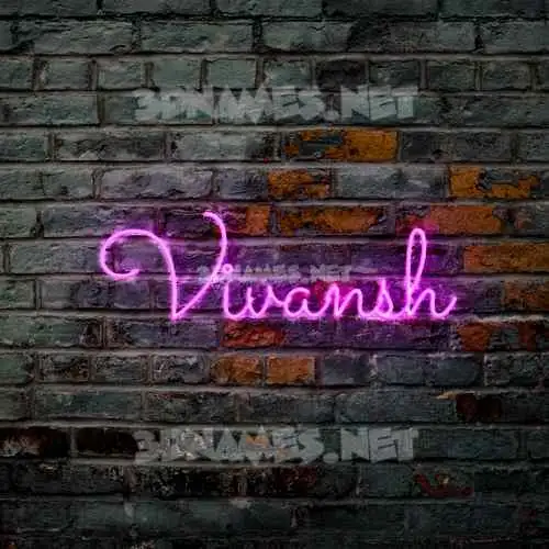 vivansh in Pink Neon style - 3D name wallpaper vivansh in Pink Neon style - 3D name wallpaper