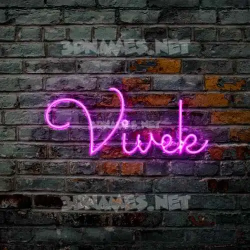 vivek in Pink Neon style - 3D name wallpaper vivek in Pink Neon style - 3D name wallpaper