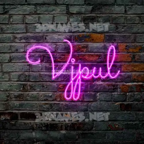 vjpul in Pink Neon style - 3D name wallpaper vjpul in Pink Neon style - 3D name wallpaper