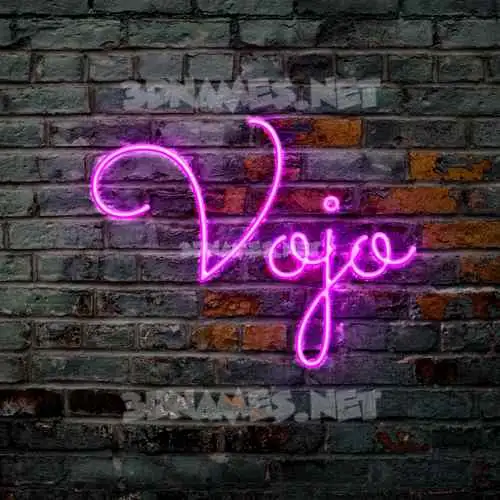 vojo in Pink Neon style - 3D name wallpaper vojo in Pink Neon style - 3D name wallpaper