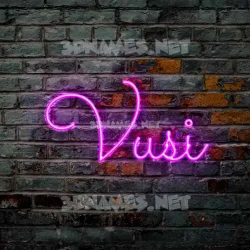 vusi in Pink Neon style - 3D name wallpaper vusi in Pink Neon style - 3D name wallpaper