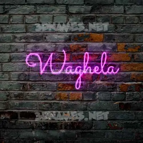waghela in Pink Neon style - 3D name wallpaper waghela in Pink Neon style - 3D name wallpaper