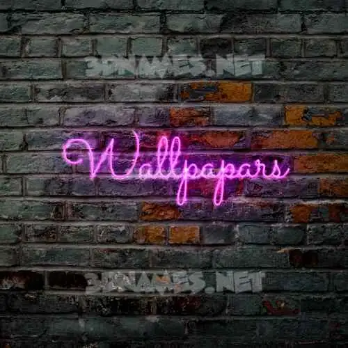 wallpapars in Pink Neon style - 3D name wallpaper wallpapars in Pink Neon style - 3D name wallpaper