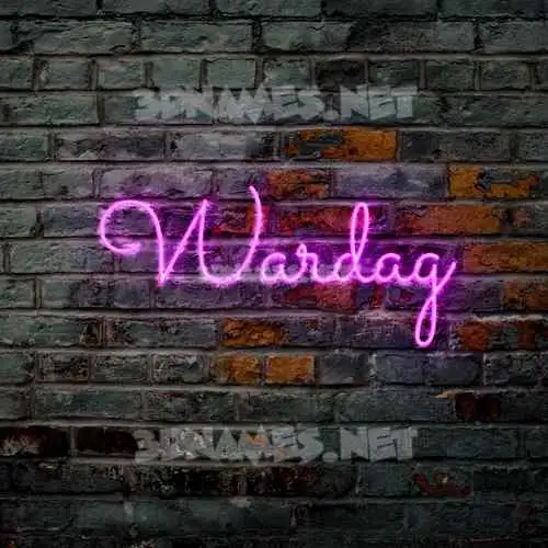 wardag in Pink Neon style - 3D name wallpaper wardag in Pink Neon style - 3D name wallpaper