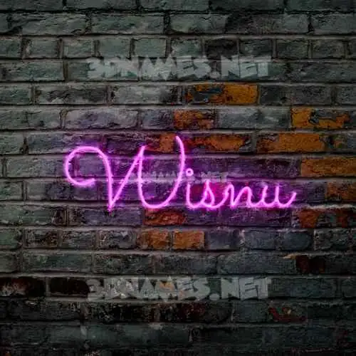 wisnu in Pink Neon style - 3D name wallpaper wisnu in Pink Neon style - 3D name wallpaper