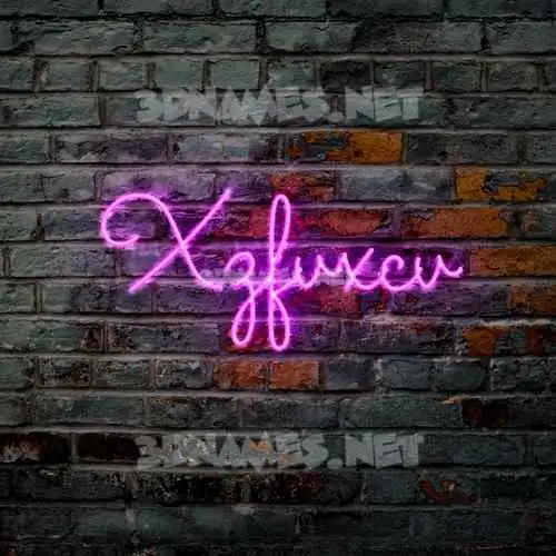 xzfvxcv in Pink Neon style - 3D name wallpaper xzfvxcv in Pink Neon style - 3D name wallpaper