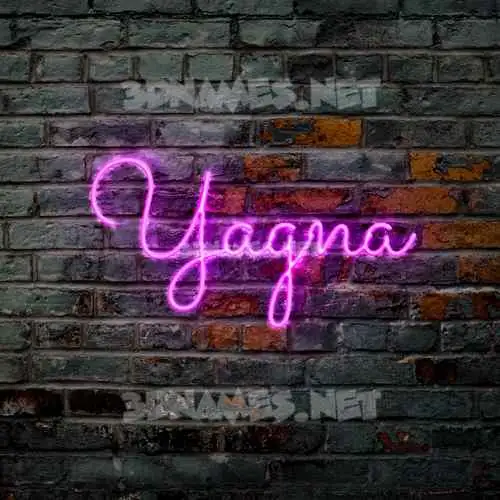 yagna in Pink Neon style - 3D name wallpaper yagna in Pink Neon style - 3D name wallpaper