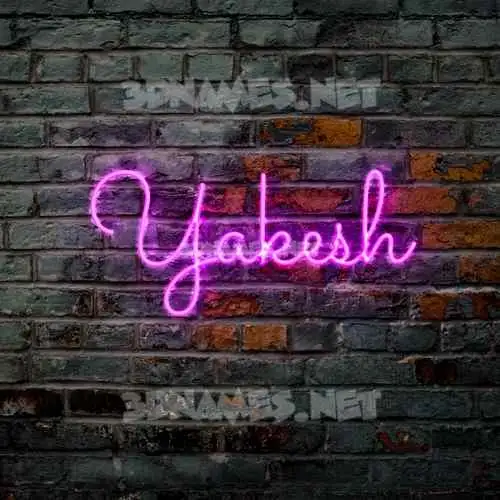yakesh in Pink Neon style - 3D name wallpaper yakesh in Pink Neon style - 3D name wallpaper