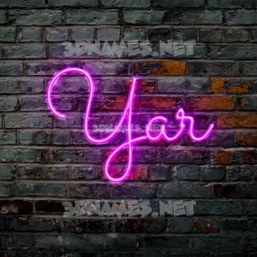 yar in Pink Neon style - 3D name wallpaper yar in Pink Neon style - 3D name wallpaper