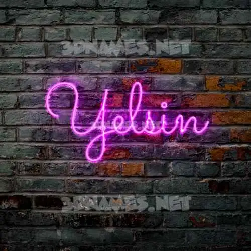 yelsin in Pink Neon style - 3D name wallpaper yelsin in Pink Neon style - 3D name wallpaper