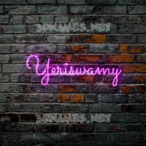 yeriswamy in Pink Neon style - 3D name wallpaper yeriswamy in Pink Neon style - 3D name wallpaper