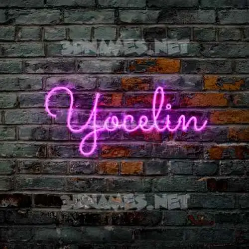 yocelin in Pink Neon style - 3D name wallpaper yocelin in Pink Neon style - 3D name wallpaper