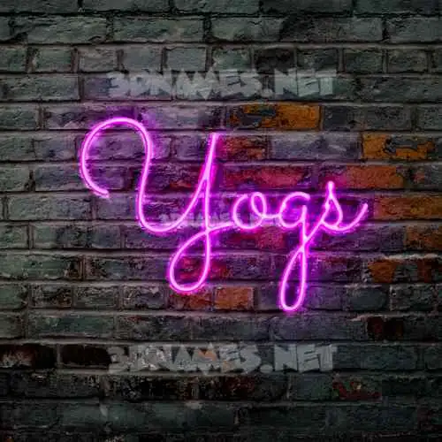 yogs in Pink Neon style - 3D name wallpaper yogs in Pink Neon style - 3D name wallpaper