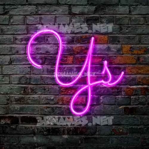 ys in Pink Neon style - 3D name wallpaper ys in Pink Neon style - 3D name wallpaper